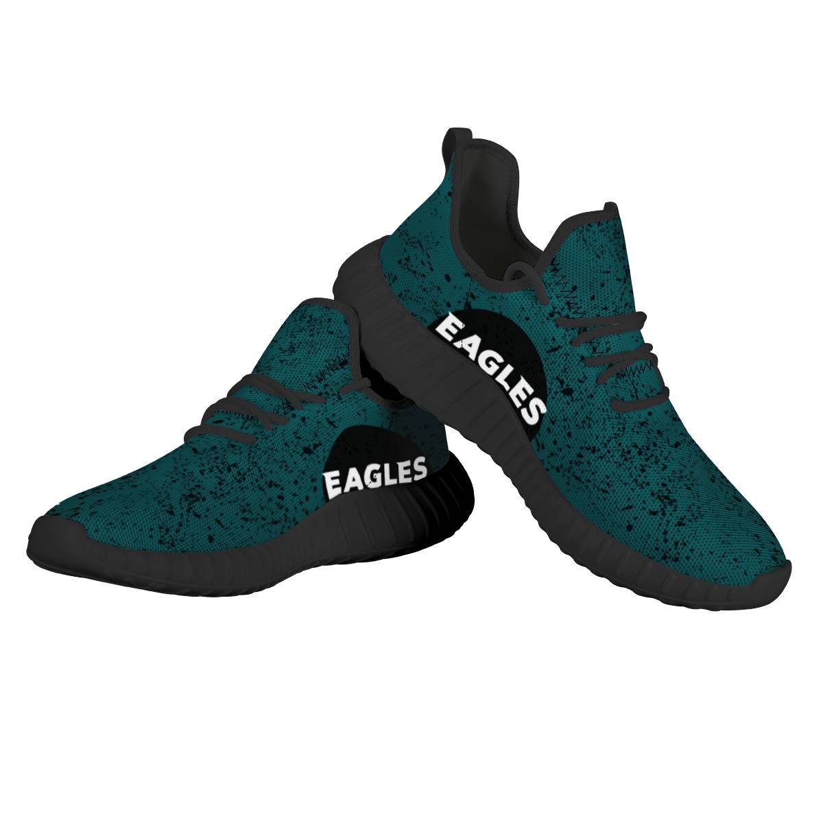 Men's Philadelphia Eagles Mesh Knit Sneakers/Shoes 017